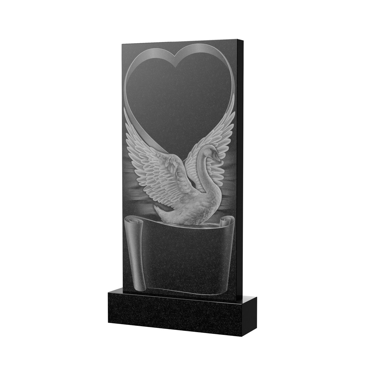 Художественное оформление памятника в&nbsp;Череповце | Художественное оформление на гранитную стелу, рисунок ВХО-034