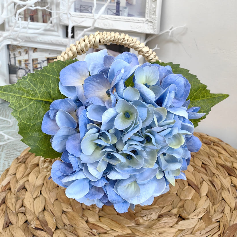 Искусственные цветы в Череповце | Цветок искусственный «Гортензия», голубая, одиночный