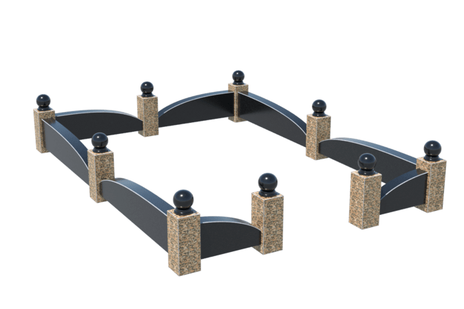 Цоколи на могилу в&nbsp;Череповце | Цоколь на могилу №0045