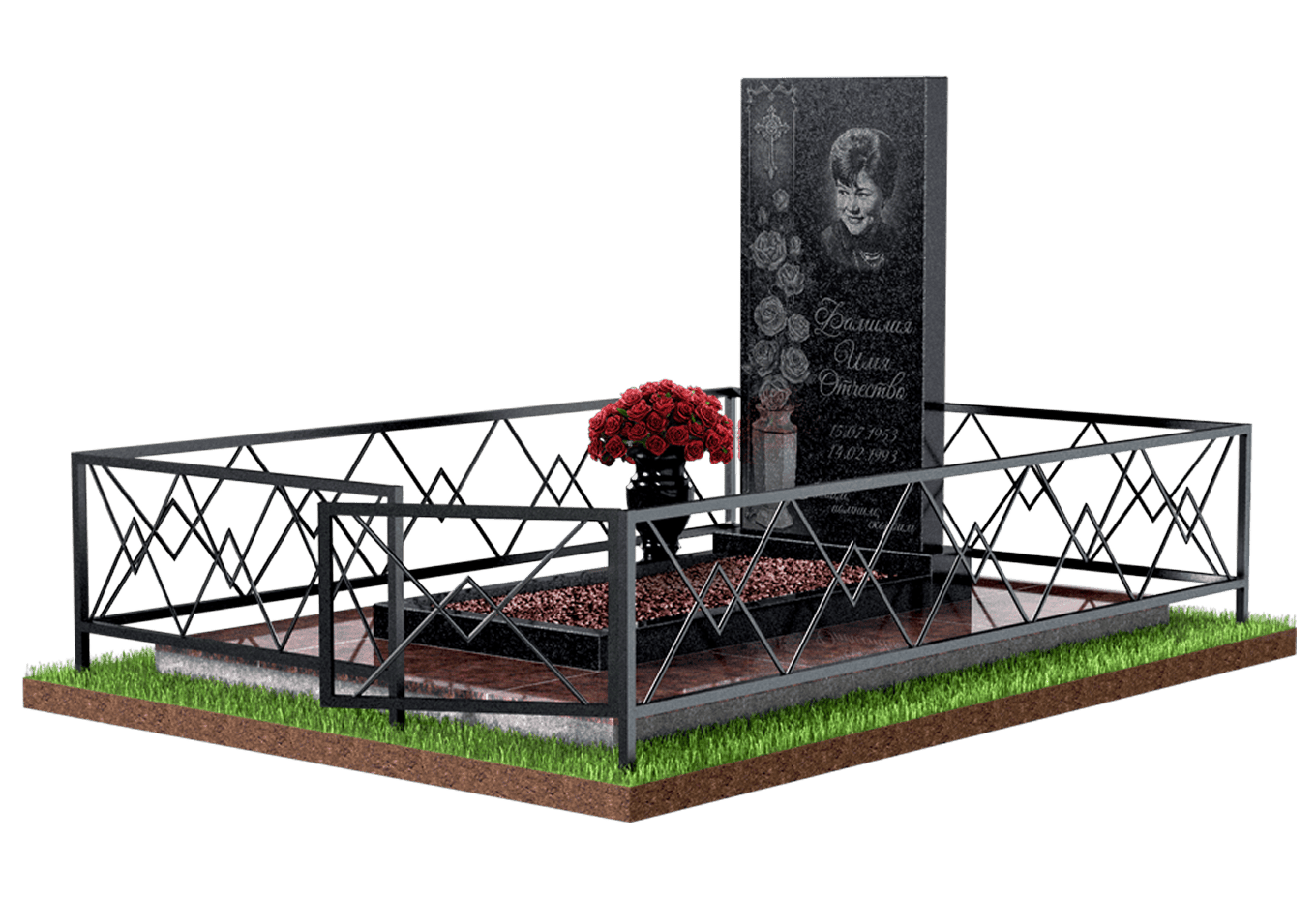 Благоустройство захоронения в Череповце