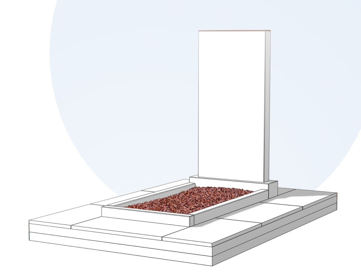 Засыпка цветника камушками в Череповце
