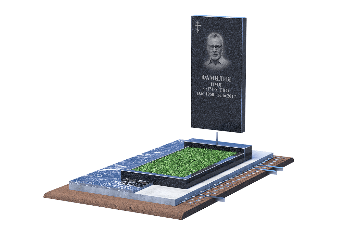 Установка памятника в Череповце