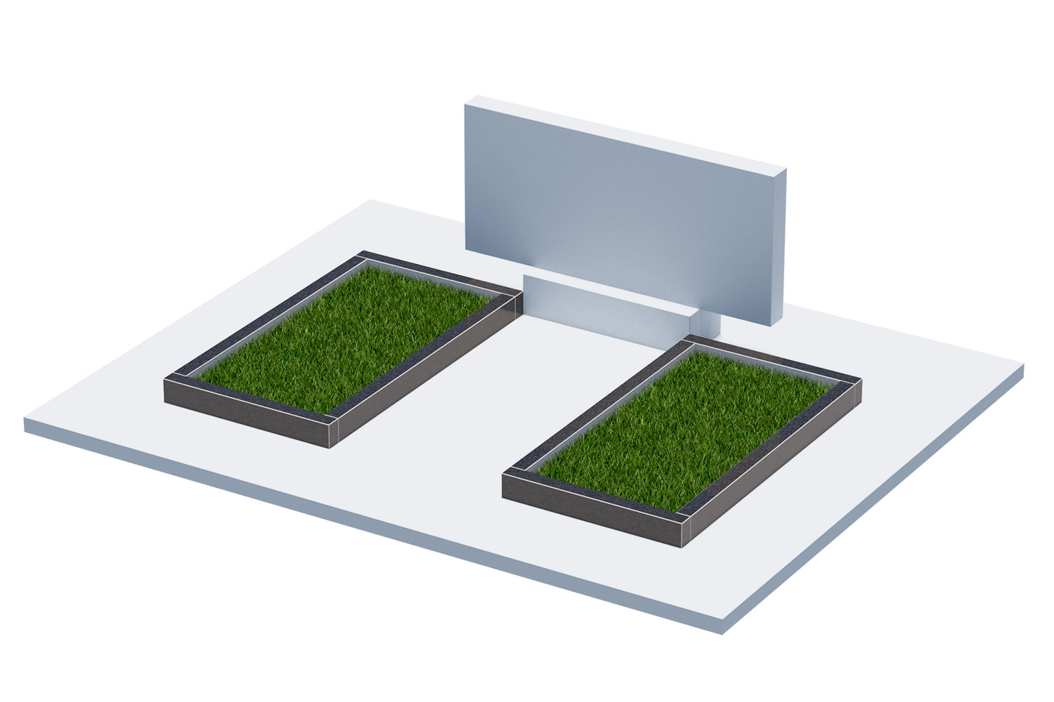 Цветники и надгробные плиты в&nbsp;Череповце | Цветник Автономный, 2 шт