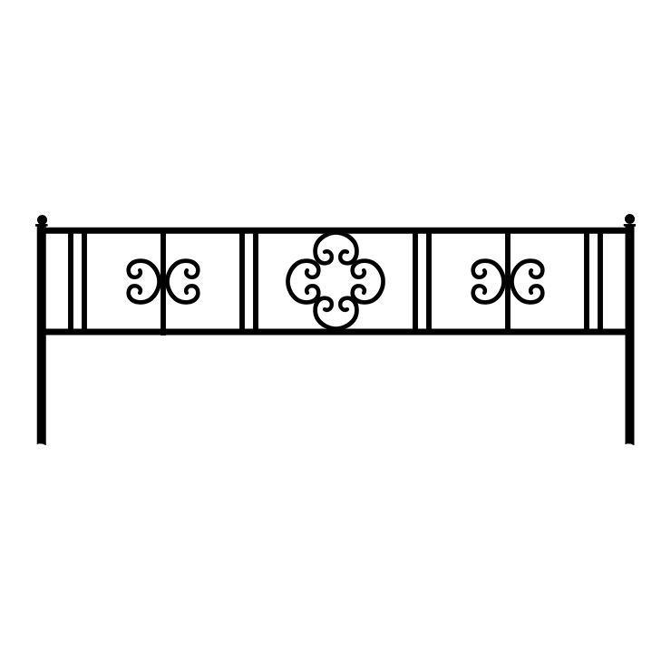 Кованые изделия в&nbsp;Череповце | Кованая оградка ОГ.006