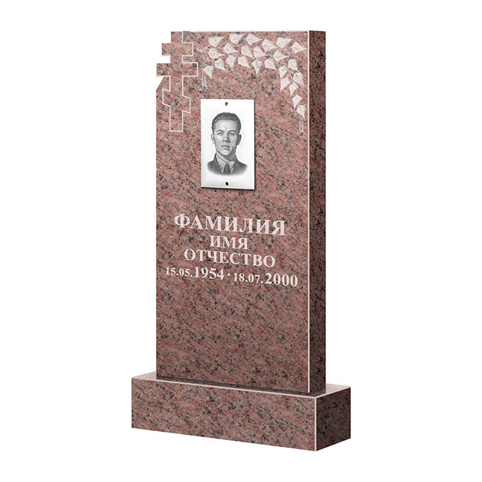 Гранитные памятники в&nbsp;Череповце | Памятник из гранита Розалия Pink ФГЦ-202