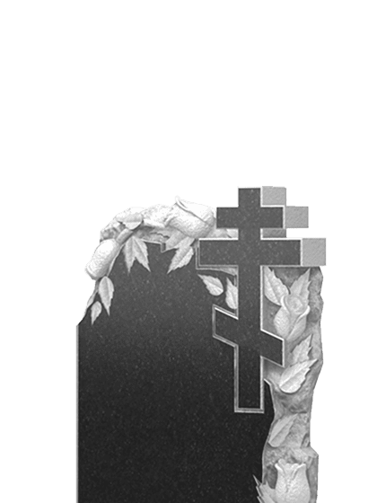 Памятники из гранита с цветами в Череповце